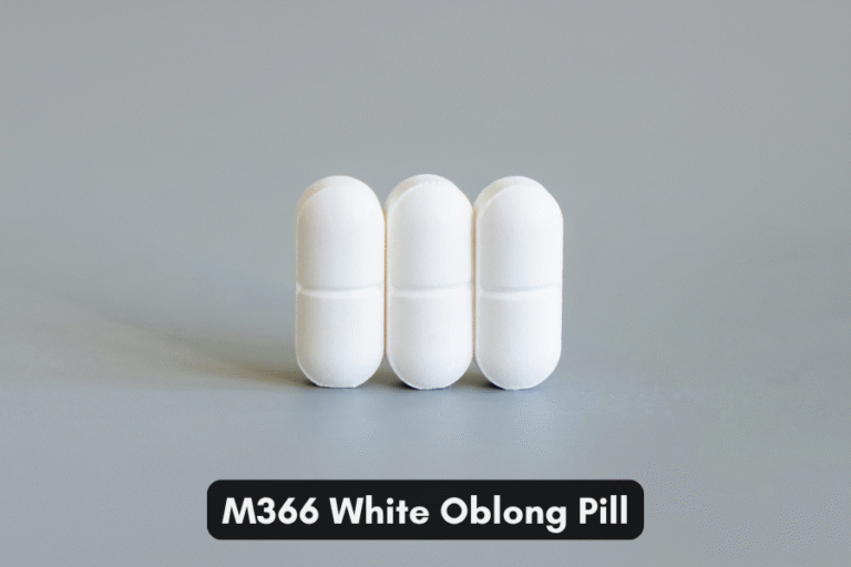 M366 White Oblong Pill